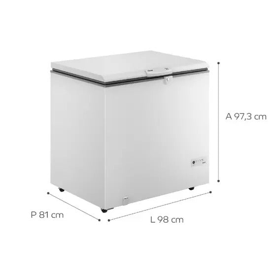 Freezer Horizontal Consul 1 porta 309L 220V - CHA31FB
