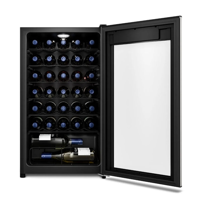Adega Electrolux 34 Garrafas Uma Porta com Painel Digital 127V Preto (WSF34)
