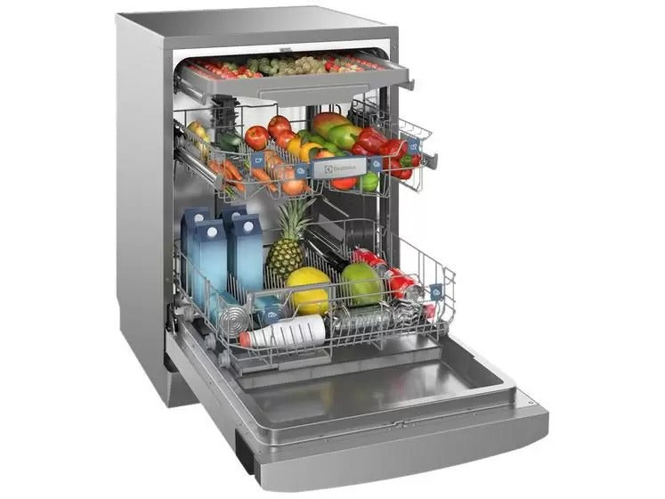 Lava Louças Electrolux 14 Serviços Inox com Função Higienizar 220V (LL14X)
