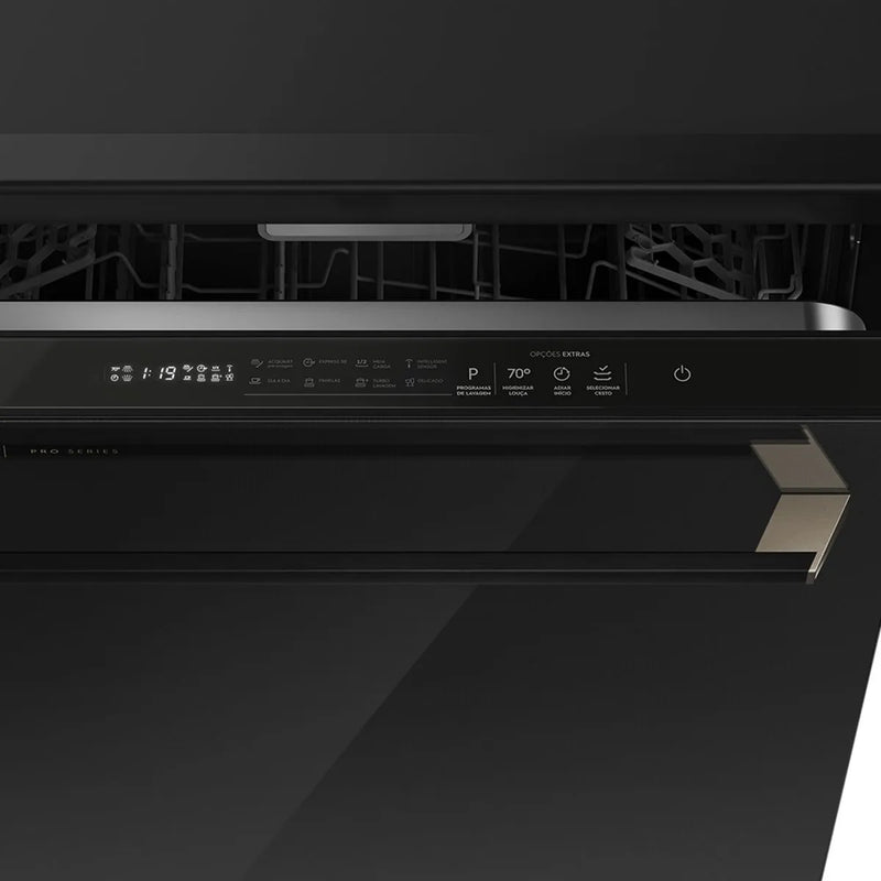 Lava-Louças Electrolux 14 Serviços Preta Pro Series com Função Higienizar (LP14V)