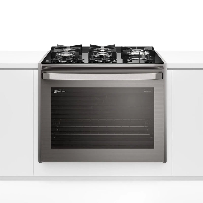 Fogão Electrolux 5 bocas de Embutir Cinza Experience Mesa de Vidro e Grill 220V (FE5EC)