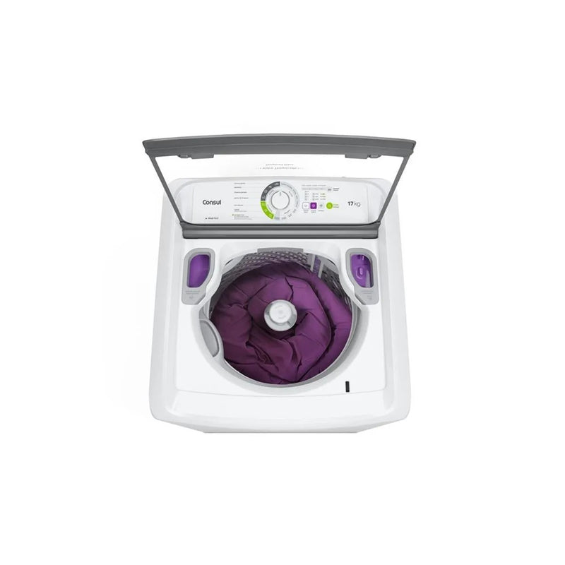 Maquina de Lavar Consul 17kg 110V Branca CWK17AB