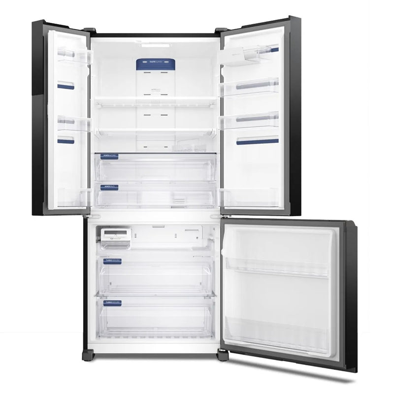 Geladeira Electrolux 590L Multidoor Efficient Com Autosense e Inverter Black Inox Look (IM8B)