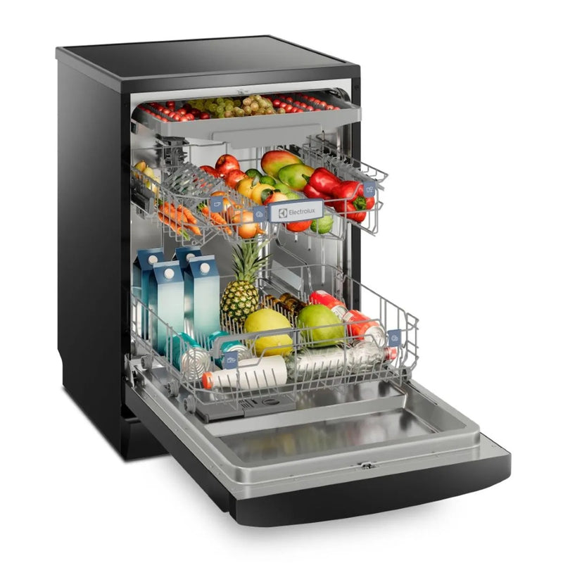 Lava Louças Electrolux 14 Serviços Preta com Função Higienizar 220V (LL14P)