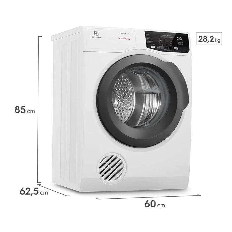 Secadora de Roupas Electrolux 12Kg Branca Premium Care com Autosense 220V (SFP12)