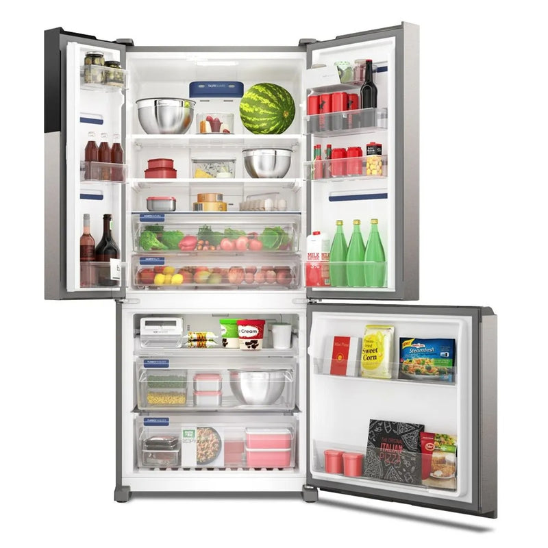 Geladeira Electrolux 590L Multidoor Efficient Com Autosense e Inverter Inox Look (IM8S)