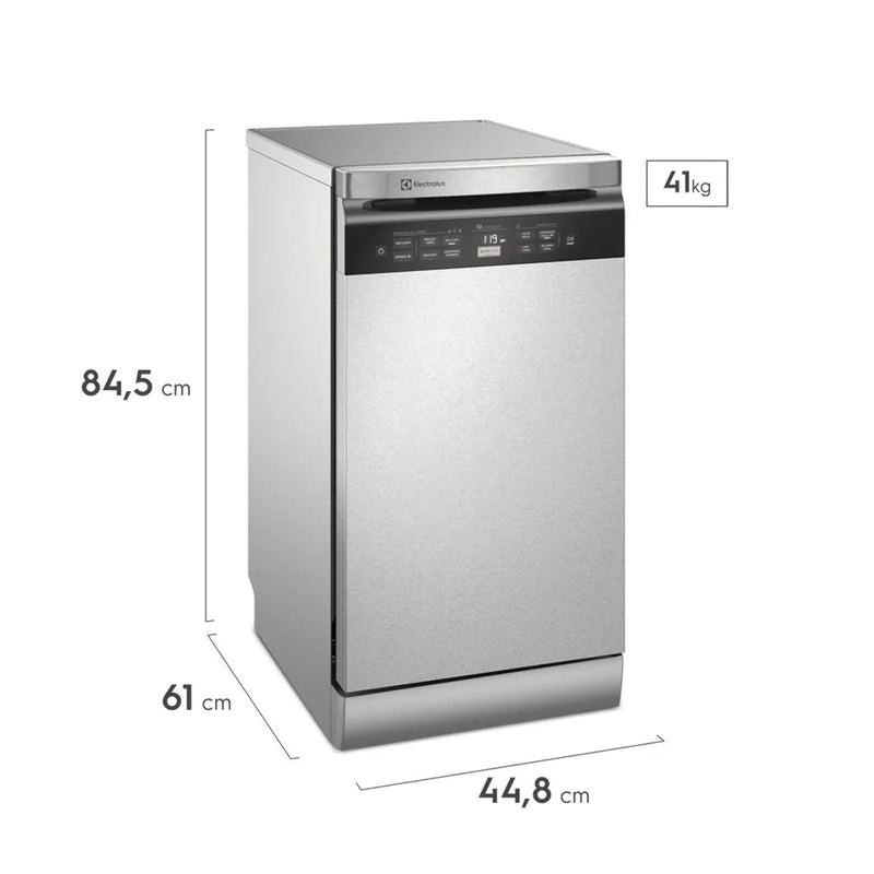 Lava Louças Electrolux 10 Serviços Inox com Função Higienizar 127V (LL10X)