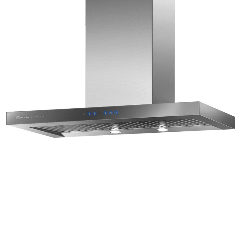 Coifa de Parede Electrolux 90cm Inox Home Pro Painel frontal de Vidro Espelhado 127V (90CTU)